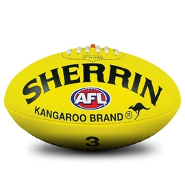 Sherrin KB All Surface Training Football, Yellow, Size 3