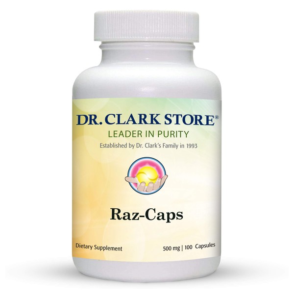 Dr. Clark Raz-Caps Supplement, 500mg, 100 Capsules