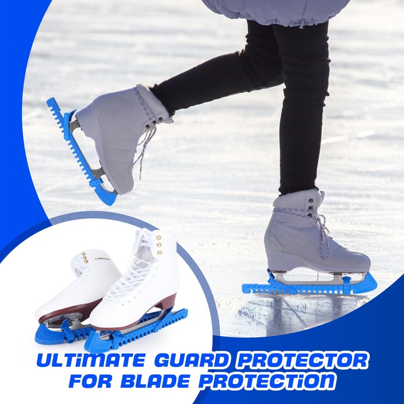 BOOSTEADY Ice Skate Protector, Adjustable Spade Protection, Blade Protectors for