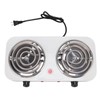 Electric Countertop Stove, 2000W Multifunctional 2 Portable Cooking Stove Electric