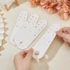 SUPERFINDINGS 4PCS Leather Toe-Guards for Roller Skate White Flat Toe
