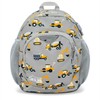 Jan & Jul Little Xplorers Mini Preschool Backpack (Grey Construction,