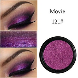 PHOERA Super Vibrant Ultra-Metallic Eyeshadow Long Lasting Waterproof Shimmer High Pigment Glitter Eye Shadow Palette Cosmetic Makeup AQUAPURITY - (121 MOVIE)