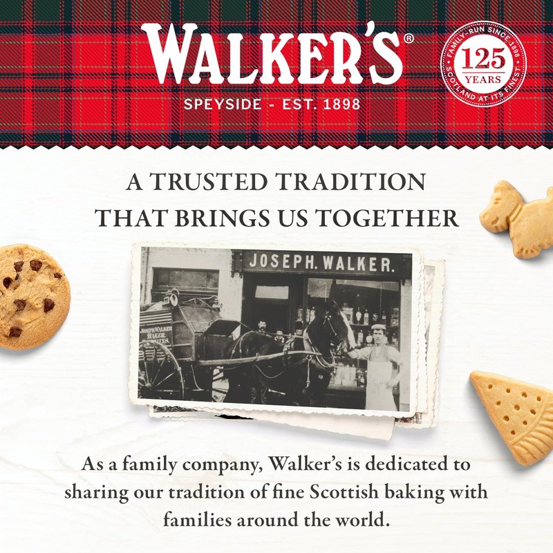 Walker’s Assorted Shortbread Cookies in Festive Shapes - Pack of