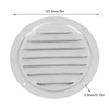 2PCS Round Louvered Air Vent Stainless Steel Marine Grade Rainproof