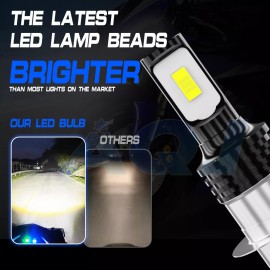 AQJ 2pcs Headlight For Yamaha YFZ450 YFZ450R Raptor 700 700r LED Lights Bulb 6000K