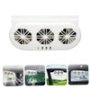 CHILDWEET Car Window Exhaust Fan USB Ventilation System for Cars
