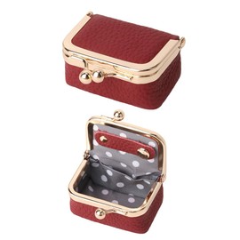 Oyachic Leather Jewelry Box,Mini Jewellery Organiser Jewellery Storage Boxes Travel Case for Women Gifts on Christmas,Mother's Day (red)
