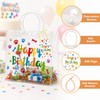 joycraft Dog Paw Clear PVC Gift Bags with Handles, 12Pcs