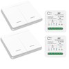Interruptor Remoto Inalámbrico para Pared, sin necesidad de cableado, Compatible