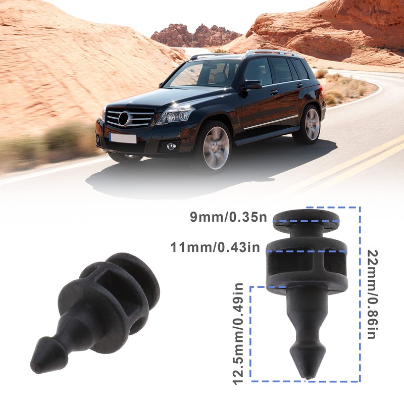 EMSea 6X Rear Light Repair Fixing Clips Compatible with Mercedes