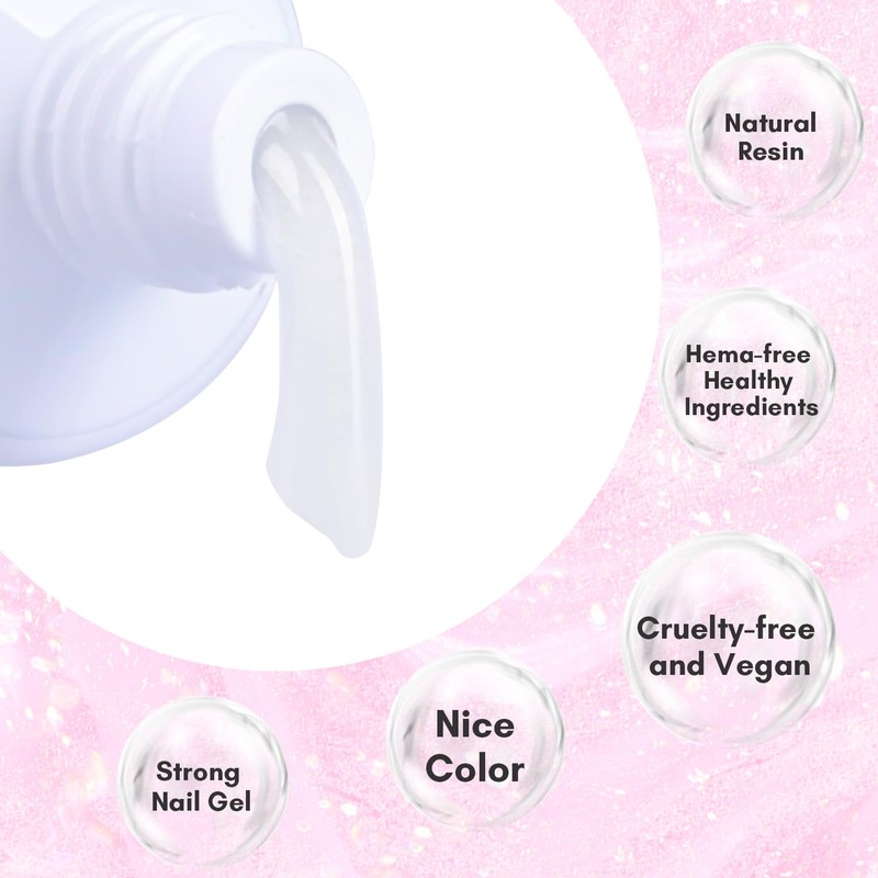 Makartt Poly Nail Gel 50 ml - Extension Gel Colours