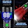 LED Flashlights High Lumens Rechargeable, Super Bright Powerful Flashlight, Type-C,