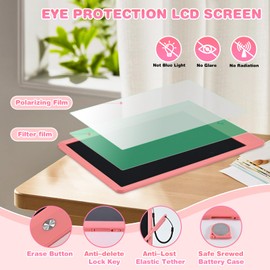 RaceGT LCD Writing Tablet for Kids Toddler Toys, 2 Pack 10 Inch Drawing Pad, Doodle Board Gifts for Kids,Christmas Birthday Gift, Drawing Tablet for 3 4 5 6 Years Old Toddler Boys Girls