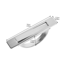 Operitacx Invisible Cabinet Handle Metal Pull Handle for Wardrobe Space Saving Design Easy Installation Sturdy Durable Minimalist Aesthetic for Modern Homes