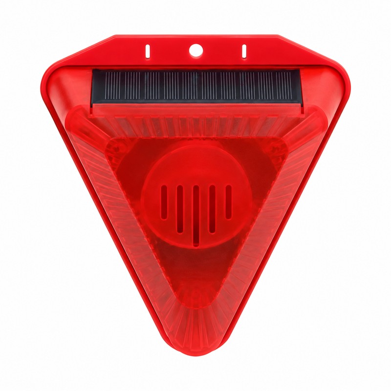 Solar Motion Sensor Alarm for Outdoor Animal Deterrence – 130dB