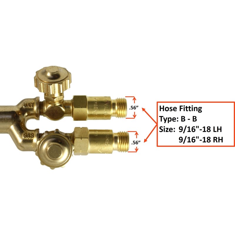 SÜA® - Medium Duty Oxy-Fuel Torch with Check Valves, Cutting