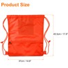 sourcing map Drawstring Backpack Bag 16.5" x 19.3" Oxford Cloth