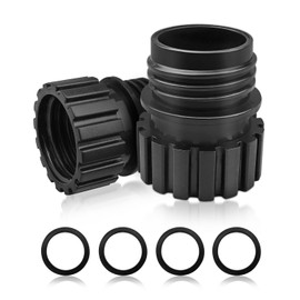 Quick Connect Sodas Bottles Adapter Fit for Terra Art OneTouch Soda Machine, Crystal Glass Bottle Adaptor Cap Fit for 0.7L Stream Soda Machine Crystal Glass Bottle Carbonating Adapter, 2Pcs