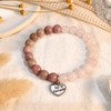 VGWON Unique Gifts for Women Natural Stone Bracelets Best Friend