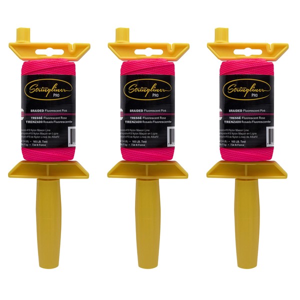 Stringliner 25162 Pro Mason’s Line Reels – 1/4 Lb. 250′.