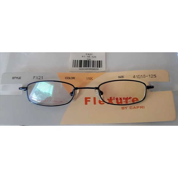 CAPRI OPTICS NEW FLEXURE CAPRI KIDS FX21 MEMORY TITANIUM EYE/GLASS