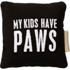 Primitives by Kathy Decorative Pillow, Black