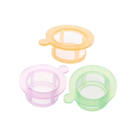 Kidney Stone Strainer | Premium Plastic Urine Collector with Fine Nylon Mesh Filter,Conical Design,3PCS