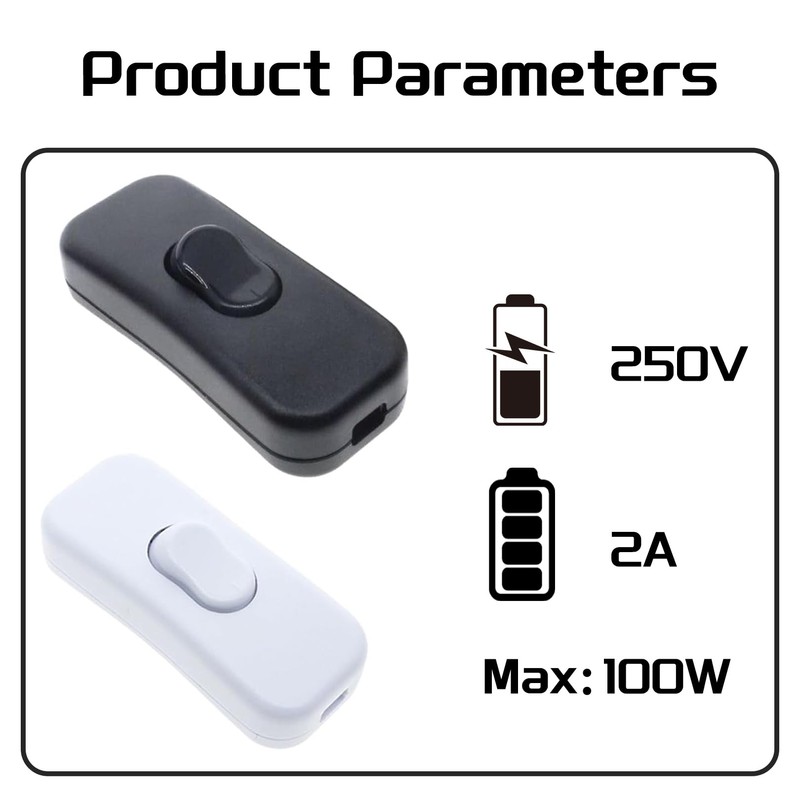 Toggle Switch 230 V, Cord Switch, Cable Switch, On/Off Switch