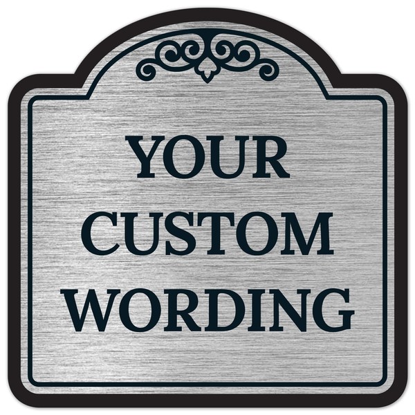 Custom Decorative Sign, Personalized Metal Sign for Business, Driveway, Home,