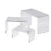 pkpohs Exhibition Stand Acrylic Display Stand U-Shaped Clear Accessory 3D