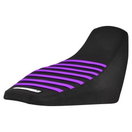 Honda Navi Gripper Seat Cover BLACK w/ PURPLE Ribs #363