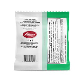 Albanese World's Best Sour 12 Flavor Mini Gummi Worms | 0.85oz Bag of Candy, Pack of 200 | 12 Unique Sour Flavors, Gluten Free, Fat Free, Soft & Chewy Worms | Perfect Travel Snack & Treat for Kids