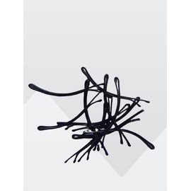 Simple Hairpins Black Alloy Hair Clip Bobby Pin Hair Accessories Headwear Ball Tip Bob Pins for Women - Small