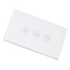 Smart Light Switch APP Control 3 Way Tempered Glass Panel