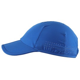 Connectyle Men's Race Day Performance Run Hat Lightweight Quick Drying Sports Hat Adjustable Athletic Outdoor Cap Royal Blue