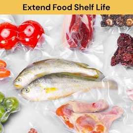 Vacuum Food Sealer Roll Bags 28cm X 5m Saver Seal Storage Heat Commercial Grade Bag Rolls for Food Saver and Sous Vide (2)