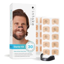 60 Dilatador Respiración Tiras Nasal Magnetico Anti Ronquido