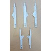 5pc Shutter Joiners. Fit Hunter Douglas Clearview Shutter, Eclipse Shutter