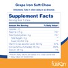 Bariatric Fusion Iron Soft Chew with Vitamin C | Grape