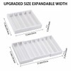 UoeRing K Cup Holder,Bamboo Coffee Pod Holder Drawer Organizer, Expandable