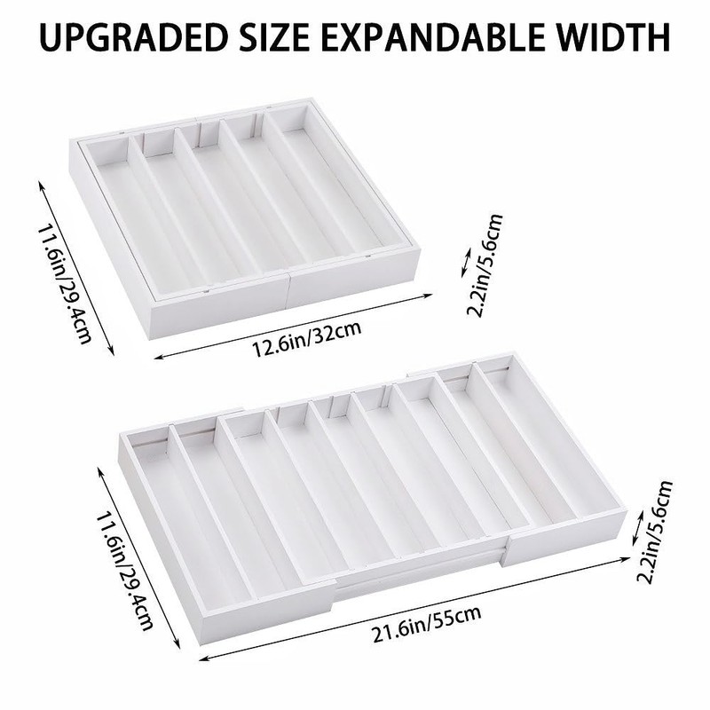 UoeRing K Cup Holder,Bamboo Coffee Pod Holder Drawer Organizer, Expandable