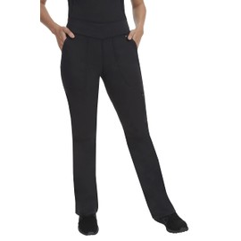Healing Hands Womens Scrubs Pants 5 Pocket Purple Label 9133 Cargo Tori Women Yoga Pant Lightweight Soft Fabric, Plus Size, Black 2XLP