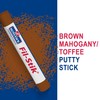 Mohawk Fil-Stik Wax Putty Stick for Wood Repair, Brown Mahogany/Toffee