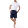 IZOD Men's Cotton Polyester Jersey Sueded Jam Sleep Lounge Short,
