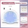 UV LED Nail Lamp 54W, Professional Nail Dryer Gel Polish