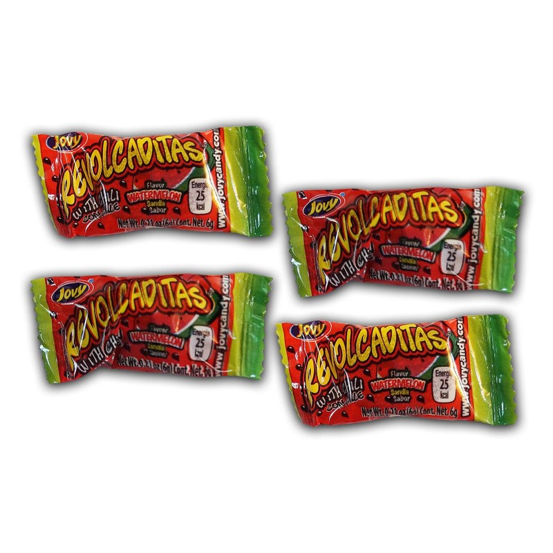 Jovy Revolcaditas With Chili Watermelon | 6Oz Bag | Spicy