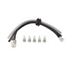 Zerodis 3-Hole Fuel Line Grommet Fuel Tank Vent Kit Grass