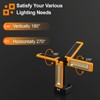 13200mAh Rechargeable Solar Work Light with Folding Stand and Carrying