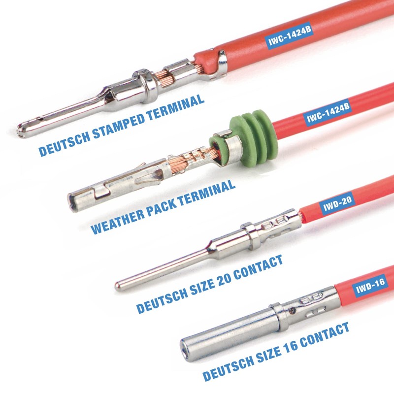iCrimp Deutsch Terminal Crimp Tool Kit, Close Barrel and Open